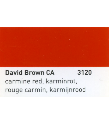 PEINTURE ROUGE CARMIN DAVID BROWN CA RAL3120 1L