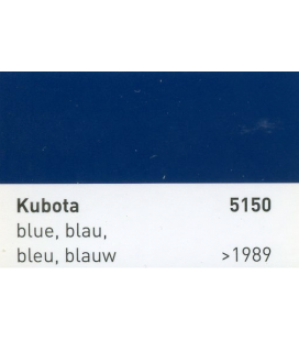 PEINTURE BLEUE KUBOTA RAL5150 1L