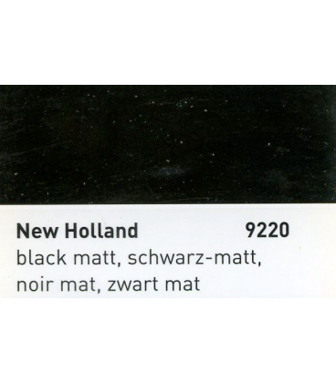 PEINTURE NOIR MAT NEW HOLLAND RAL9220 400ML OU 1L