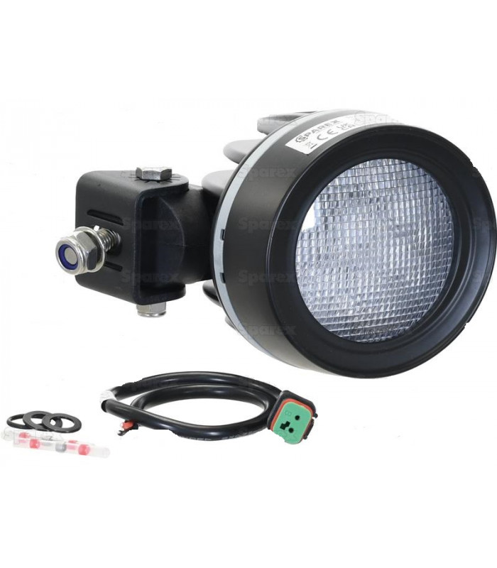 PHARE DE TRAVAIL ROND A LED 4950 LUMENS ADAPTABLE VALTRA ARRIERE