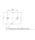 FEU DE GABARIT LED ORANGE RECTANGULAIRE INDICATEUR DE DIRECTION 12/24V 105.4X45X11.8MM